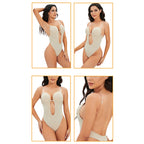 Strapless Bra Shapewear Transparent Detachable Straps Bodysuit Evening Dress Tight Corset Push-Up Shaping