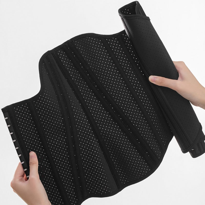 19 Steel Bone U-Shaped Sports Waist Trainer Latex Belt for Women Postpartum Recovery