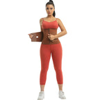 Women's Fitness Waist Trainer Belt Zipper Style Brown Double Layer Compression