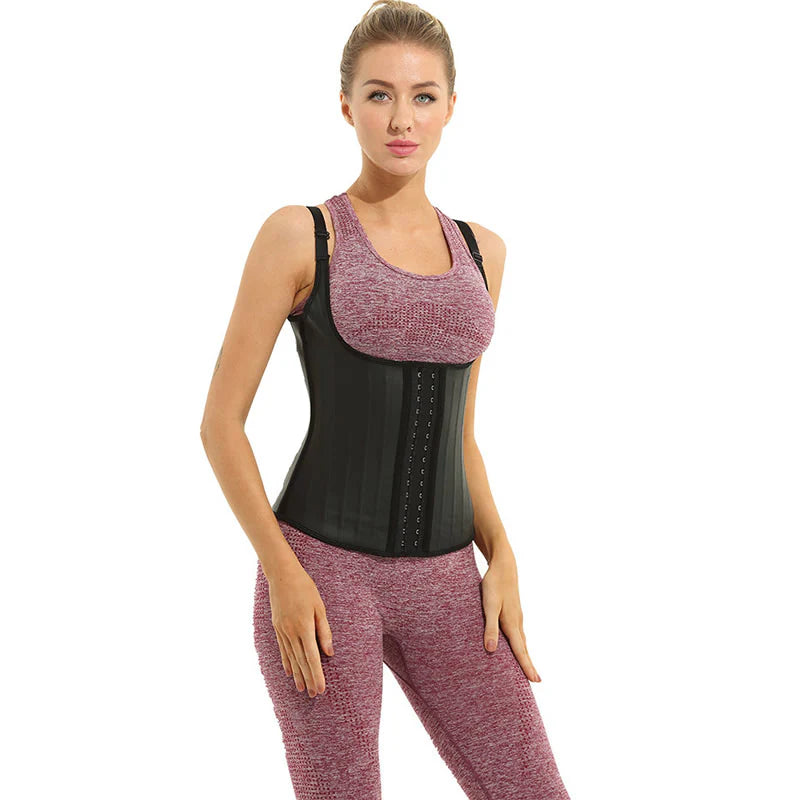 Women's Latex European American Style Top Half Body Waist Trainer Shaper Vest