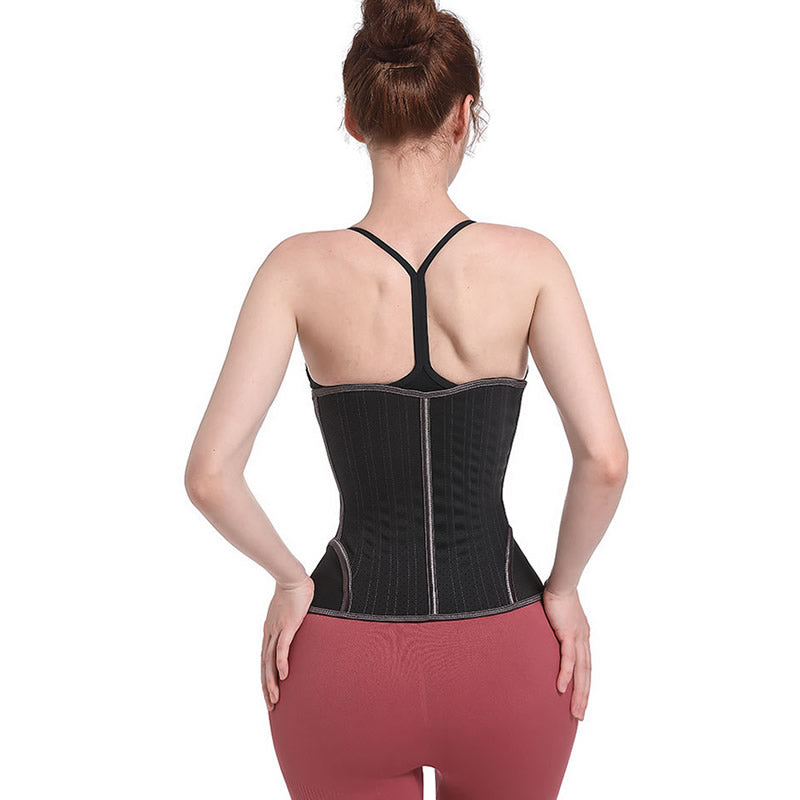 European and American latex purple [double-layer] waist belt tightens abdominal belt shaping