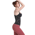 European and American latex purple [double-layer] waist belt tightens abdominal belt shaping