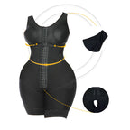 European and American detachable shoulder buckle postpartum abdominal plus size shapewear