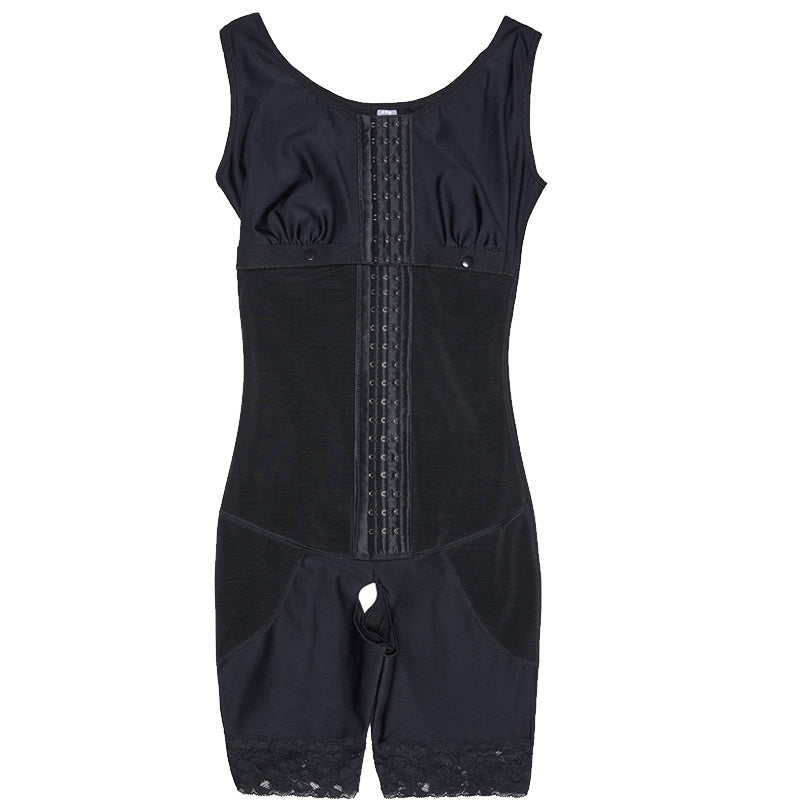 European and American detachable shoulder buckle postpartum abdominal plus size shapewear