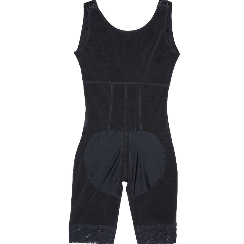 European and American detachable shoulder buckle postpartum abdominal plus size shapewear