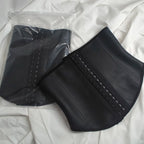 European and American 9 Fish Bone Matte Latex Waist, Abdominal Outdoor Body Shaping