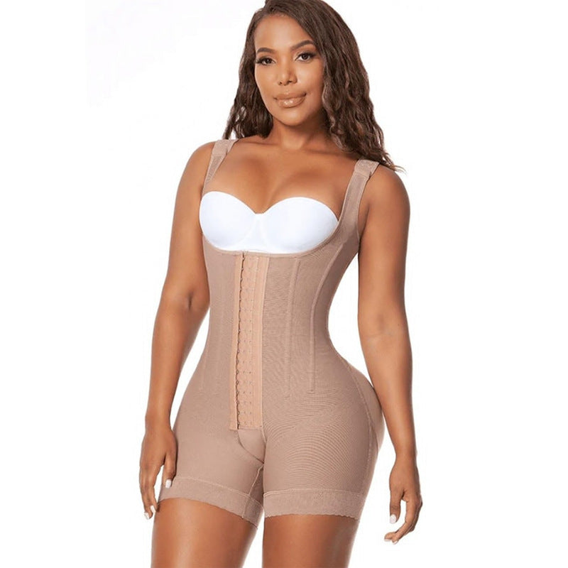 Enlarge hip lifting, open button closure, anti rollover shapewear
