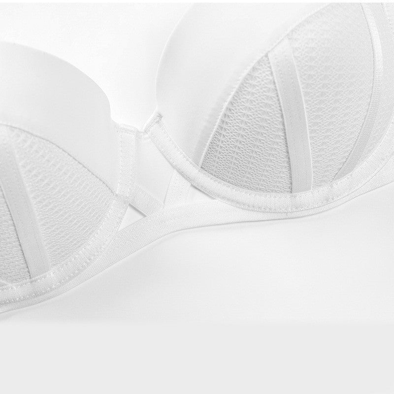 Small Chest Push-Up Bra Set, Enhancing Bust, Sexy Lace, Side Breast Collection, Anti-Sagging, Lift-Up