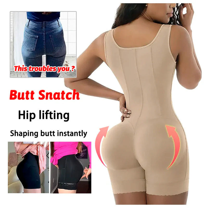 Enlarge hip lifting, open button closure, anti rollover shapewear