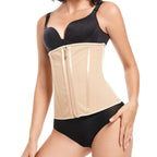 Summer European and American oversized thin latex waistband waist shaping top