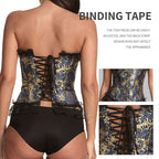 Tight waistband, lace border, hot stamping jacquard shapewear