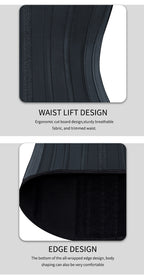 Latex enlarged waist, tight corset, women's sports, fitness, and shaping