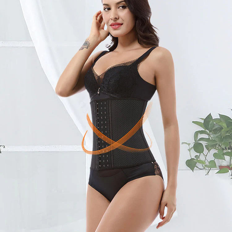 25 steel reinforced latex waist sports belt high elasticity shapewear