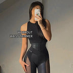 European and American 9 Fish Bone Matte Latex Waist, Abdominal Outdoor Body Shaping