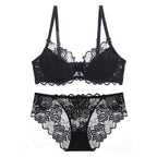 European and American Sexy Lace Summer Ultra-Thin Transparent Plus Size Large Bust Minimizing Anti-Sagging Bra