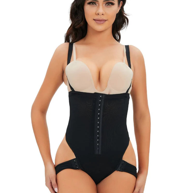 European and American high waisted abdominal belt button lifting hip tight shaping pants