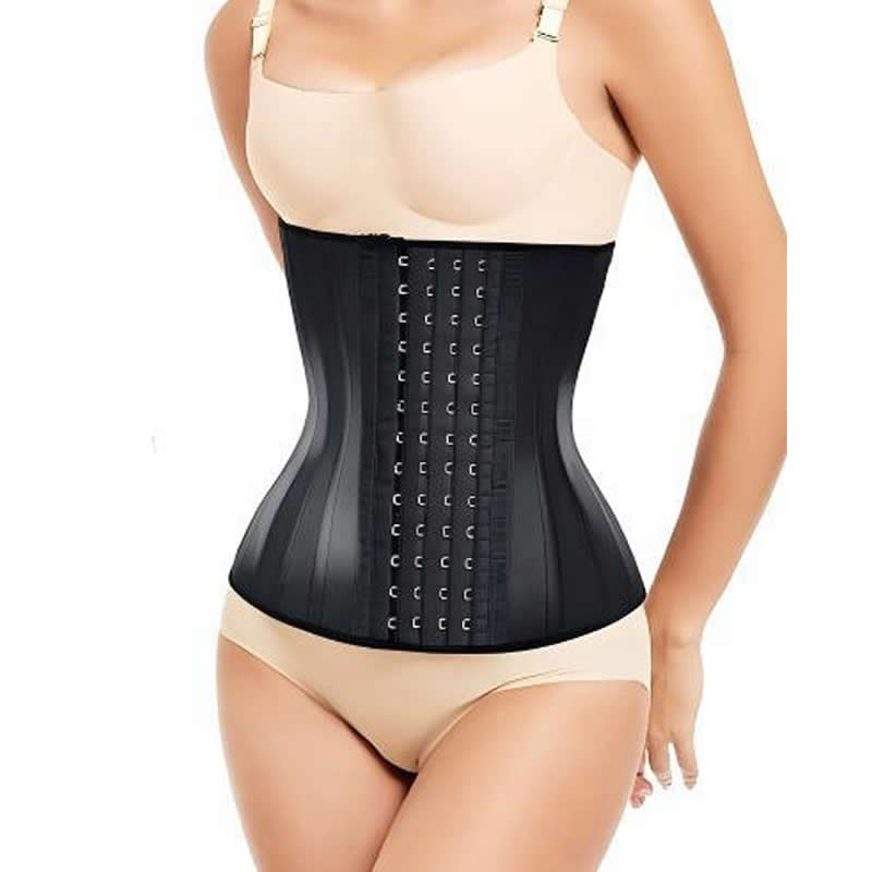 European and American 9 Fish Bone Matte Latex Waist, Abdominal Outdoor Body Shaping