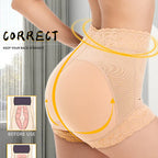 European and American tight fitting mid waist shaping pants without rolled edges