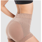 European and American tight fitting mid waist shaping pants without rolled edges