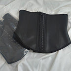 European and American 9 Fish Bone Matte Latex Waist, Abdominal Outdoor Body Shaping