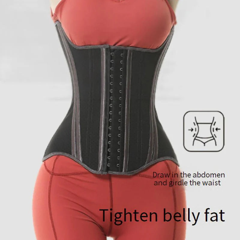 19 Steel Bone U-Shaped Sports Waist Trainer Latex Belt for Women Postpartum Recovery