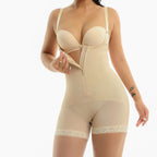 Large size detachable shoulder strap high waist and hip lifting integrated shapewear
