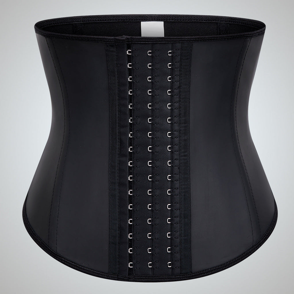 European and American 9 Fish Bone Matte Latex Waist, Abdominal Outdoor Body Shaping