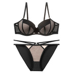 Small Chest Push-Up Bra Set, Enhancing Bust, Sexy Lace, Side Breast Collection, Anti-Sagging, Lift-Up