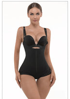 European and American Style Camisole Shapewear Body Shaping Lace Bodysuit Triangle Zipper Butt Lift Shapewear