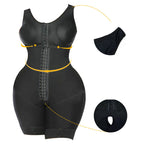 European and American detachable shoulder buckle postpartum abdominal plus size shapewear