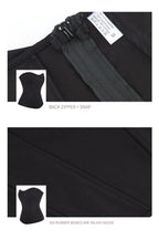 Fashionable Shaping Waist Cincher Corset with Seamless Zipper and Fishbone for Outerwear